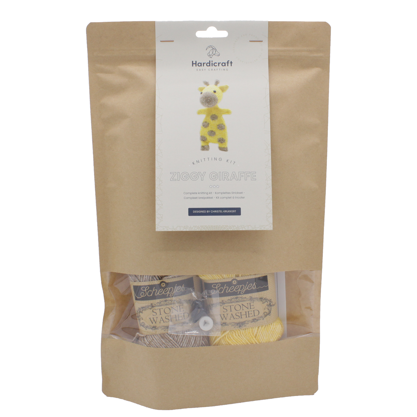 Ziggy Giraffe - Knitting Kit by Hardicraft