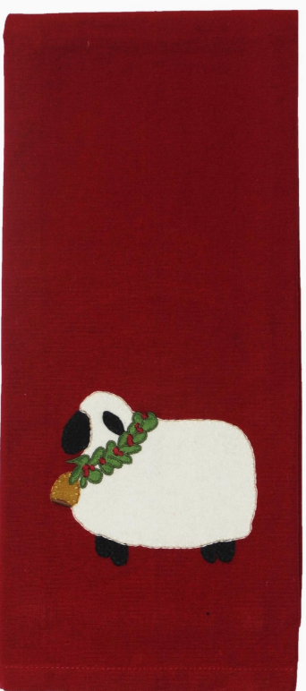 Christmas Sheep Towel