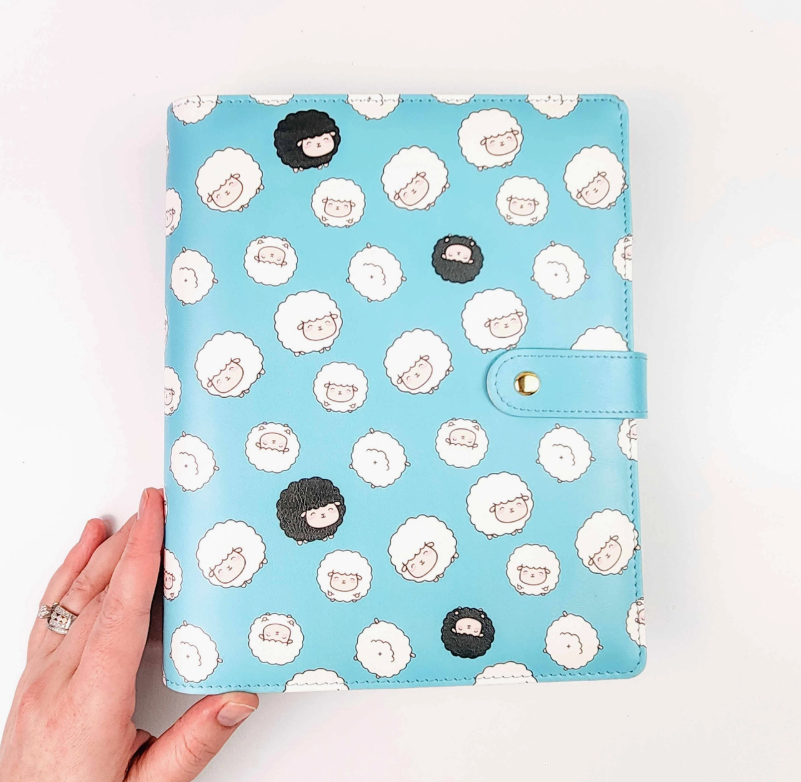 Chubby Sheep Project Journal Planner For Knitters & Crocheters by Twice Sheared Sheep!