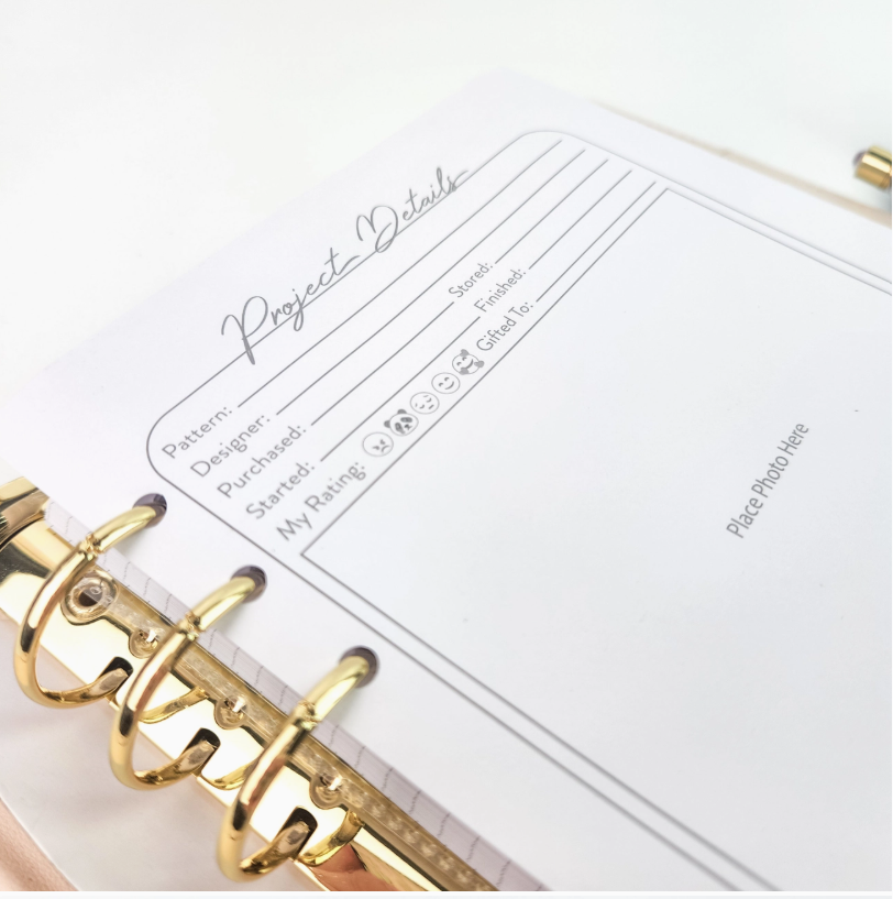 Chubby Sheep Project Journal Planner For Knitters & Crocheters by Twice Sheared Sheep!