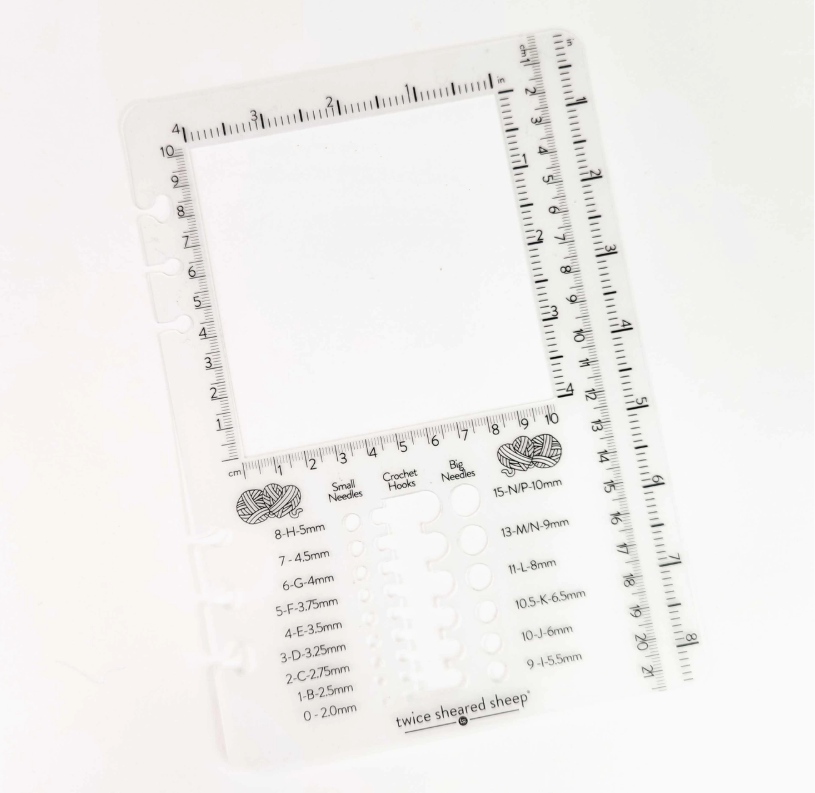 Project Journal Gauge Square Book Mark by Twice Sheared Sheep!