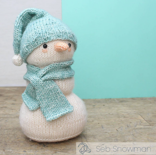 Seb Snowman - Knitting Kit by Hardicraft