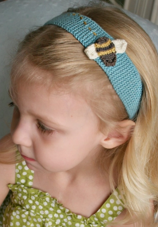 Birds and Bees Knitting Pattern - Bird-on-a-Branch & Bumblebee Headbands -TWO PATTERNS!