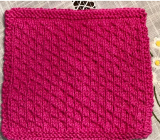 Dotted Dishcloth Knitting Pattern