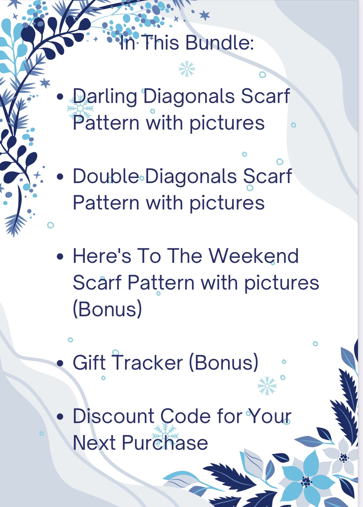 Cozy Knits Scarf Bundle - Perfect for Beginners: 3 Easy Patterns + Gift Tracker for Quick Projects!