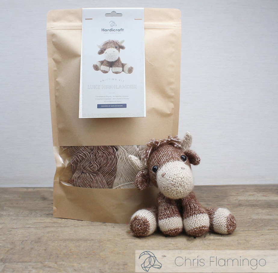 Luke Highlander - Knitting Kit by Hardicraft