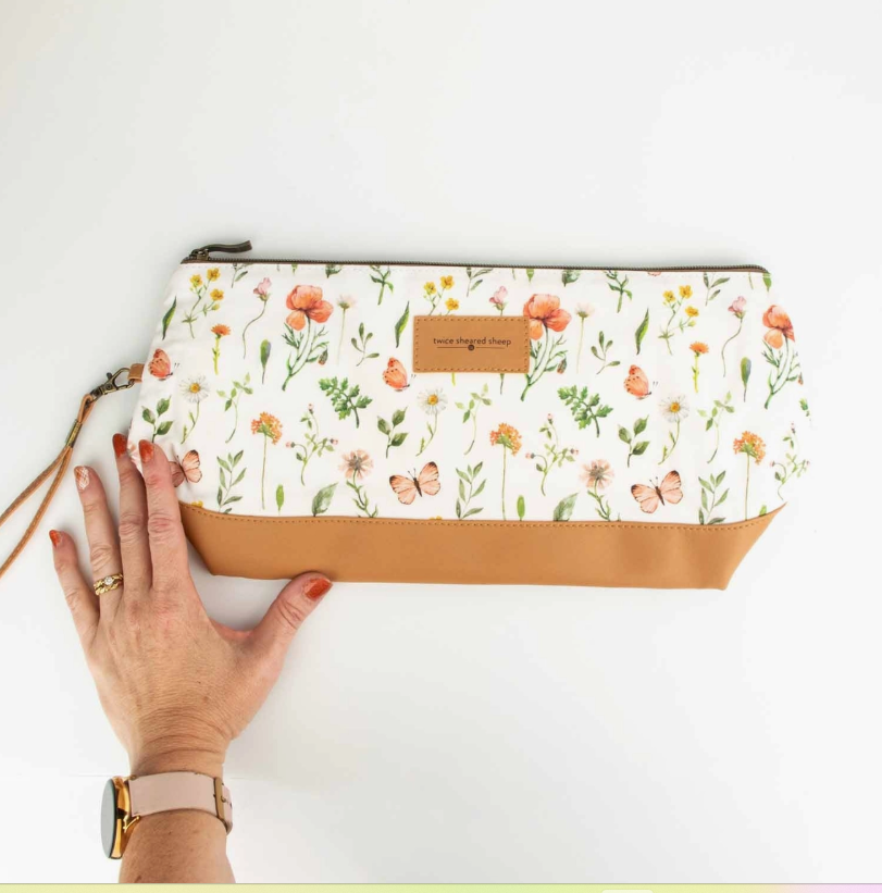 Trinity Medium Zippered Project Bag by Twice Sheared Sheep