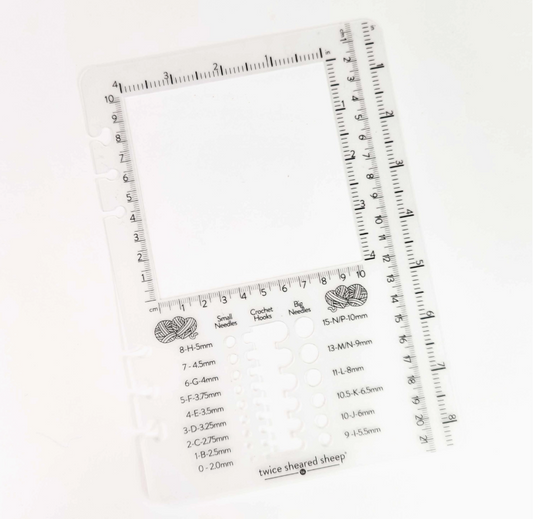 Project Journal Gauge Square Book Mark by Twice Sheared Sheep!