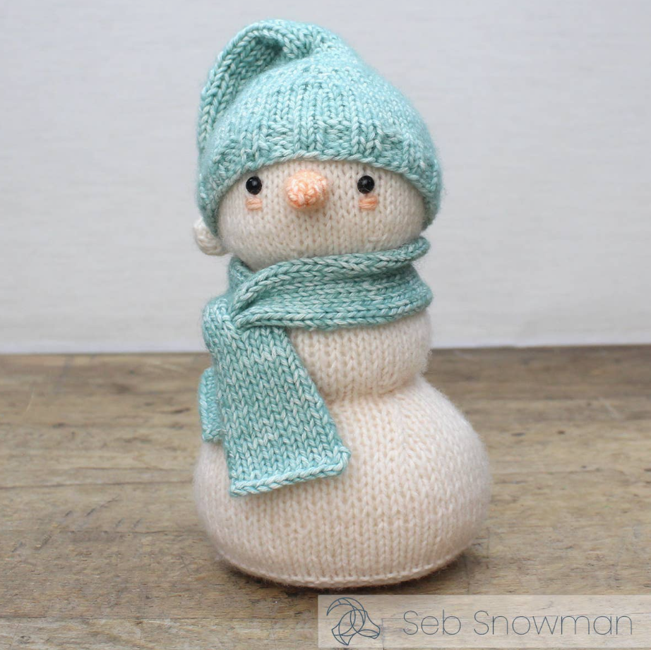 Seb Snowman - Knitting Kit by Hardicraft