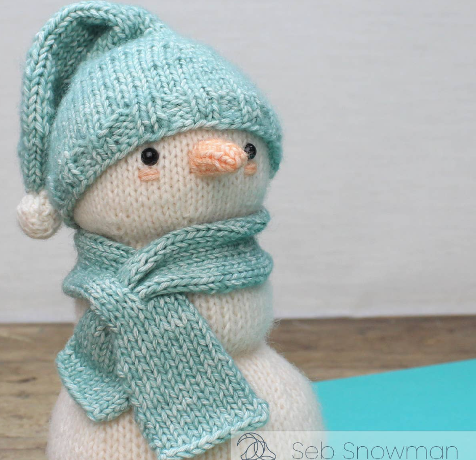 Seb Snowman - Knitting Kit by Hardicraft