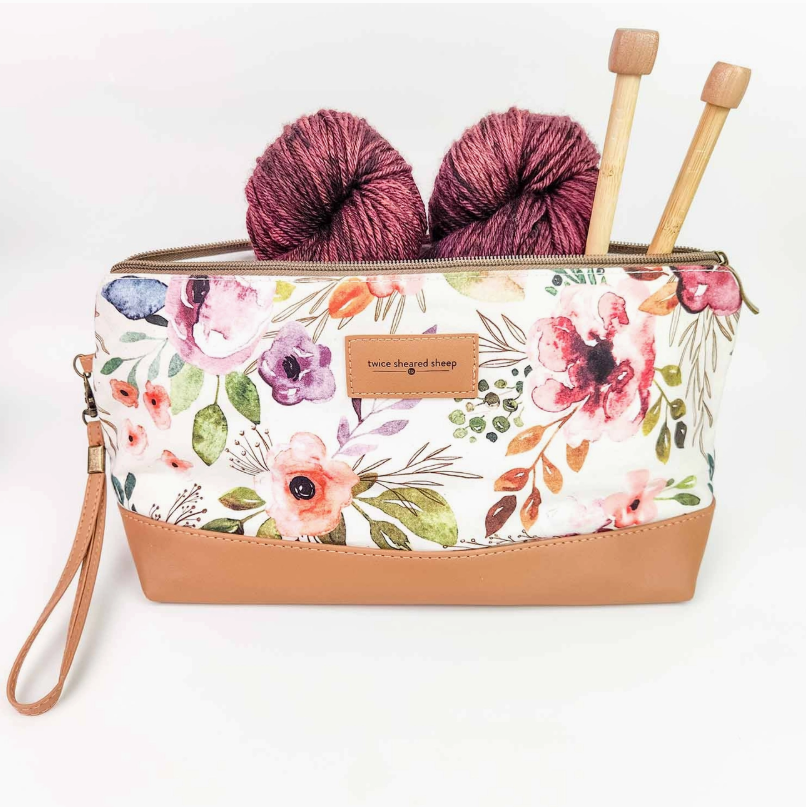Trinity Medium Zippered Project Bag by Twice Sheared Sheep