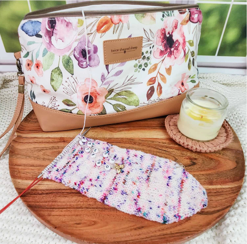 Trinity Medium Zippered Project Bag by Twice Sheared Sheep