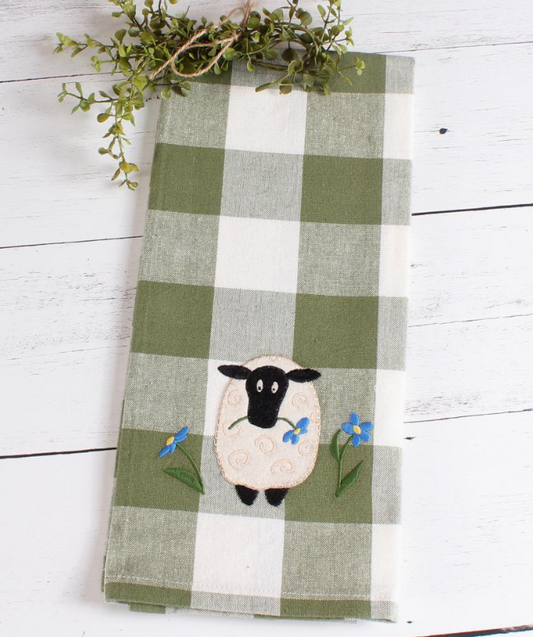 Sweet Sheep Cotton Kitchen Towel