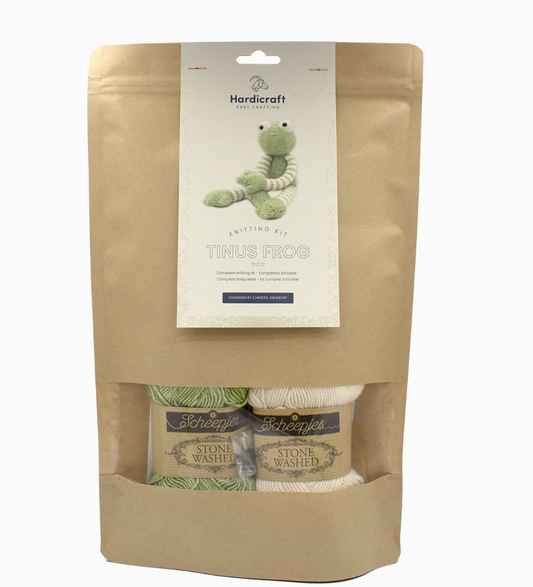 Tinus Frog - Knitting Kit by Hardicraft