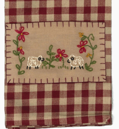 Two Sheep Cotton Kitchen Towel